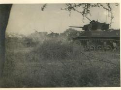 Stuart tanks in action