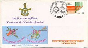 Presidents Standards to No.27 Squadron and No.114 HU
