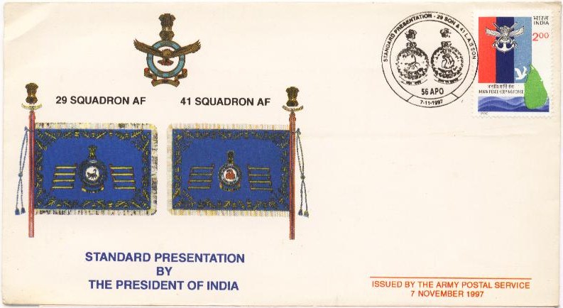 Presidents Standards to No.29 Squadron and No.41 Squadron