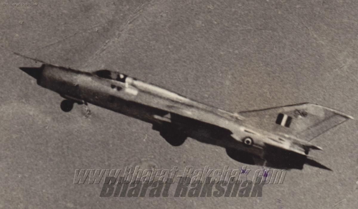 An early MiG-21FL taking off.- possibly C580