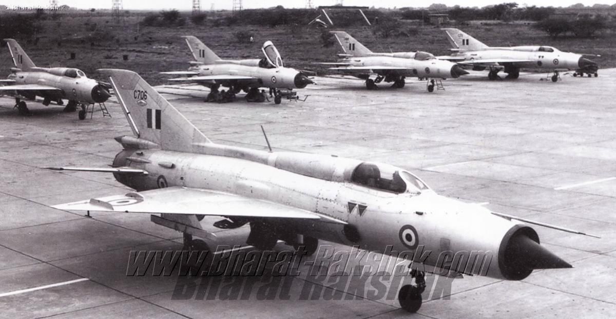 MiG-21 Type-77 C706 at a forward airfield