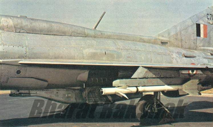 Close-up of the GP9 Gunpack on a MiG-21FL