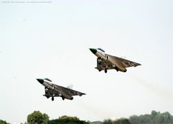 TD1 and TD2 take off in formation
