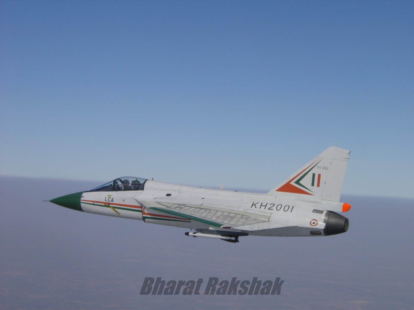 KH2001 during its fourth flight, on February 9th, at Aero India 2001