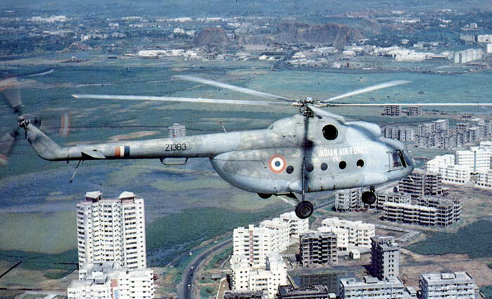 Mi-8 on Offshore Platform duties at Bombay