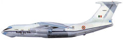 A color side profile of the Il-76