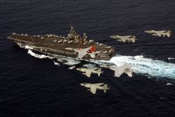 Maritime Jaguars from No.6 Squadron in the USN - IN Exercise