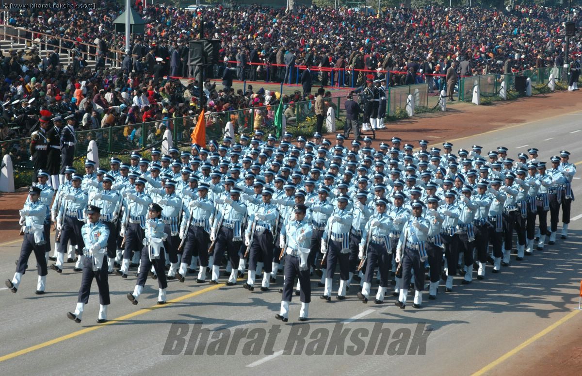 Republic Day 2008 Rehearsal - IAF Contingent