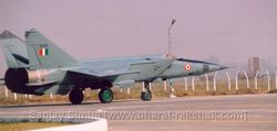 MiG-25 [KP355] of No.35 Squadron during the Phasing out ceremony