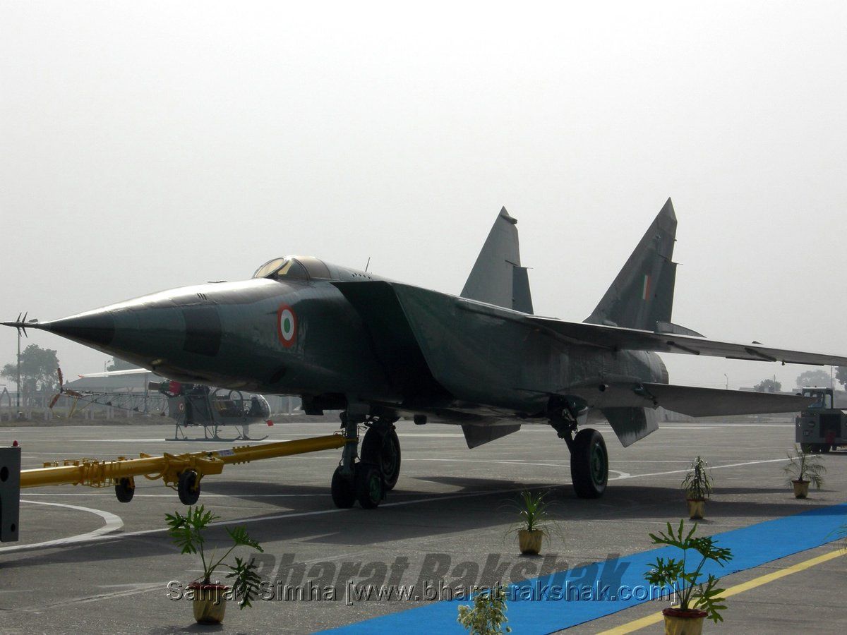 MiG-25 being towed