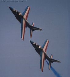 A Pair of Alpha-Jets pulling a turn
