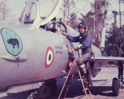 30 Squadron aircraft and Pilot Officer T K Singha