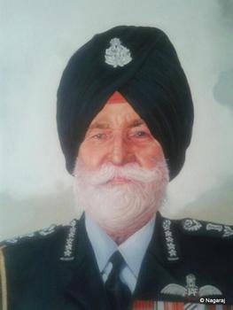 Portrait Marshal Arjan Singh