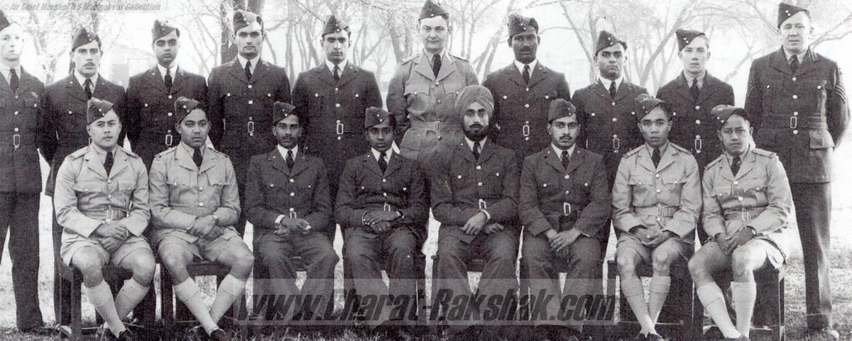 Pilots from the No.5 Course at Ambala.