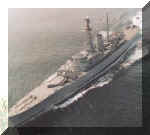 A shot of INS Krishna, taken from above. Image © Warships International Fleet Review, Winter '99 Issue