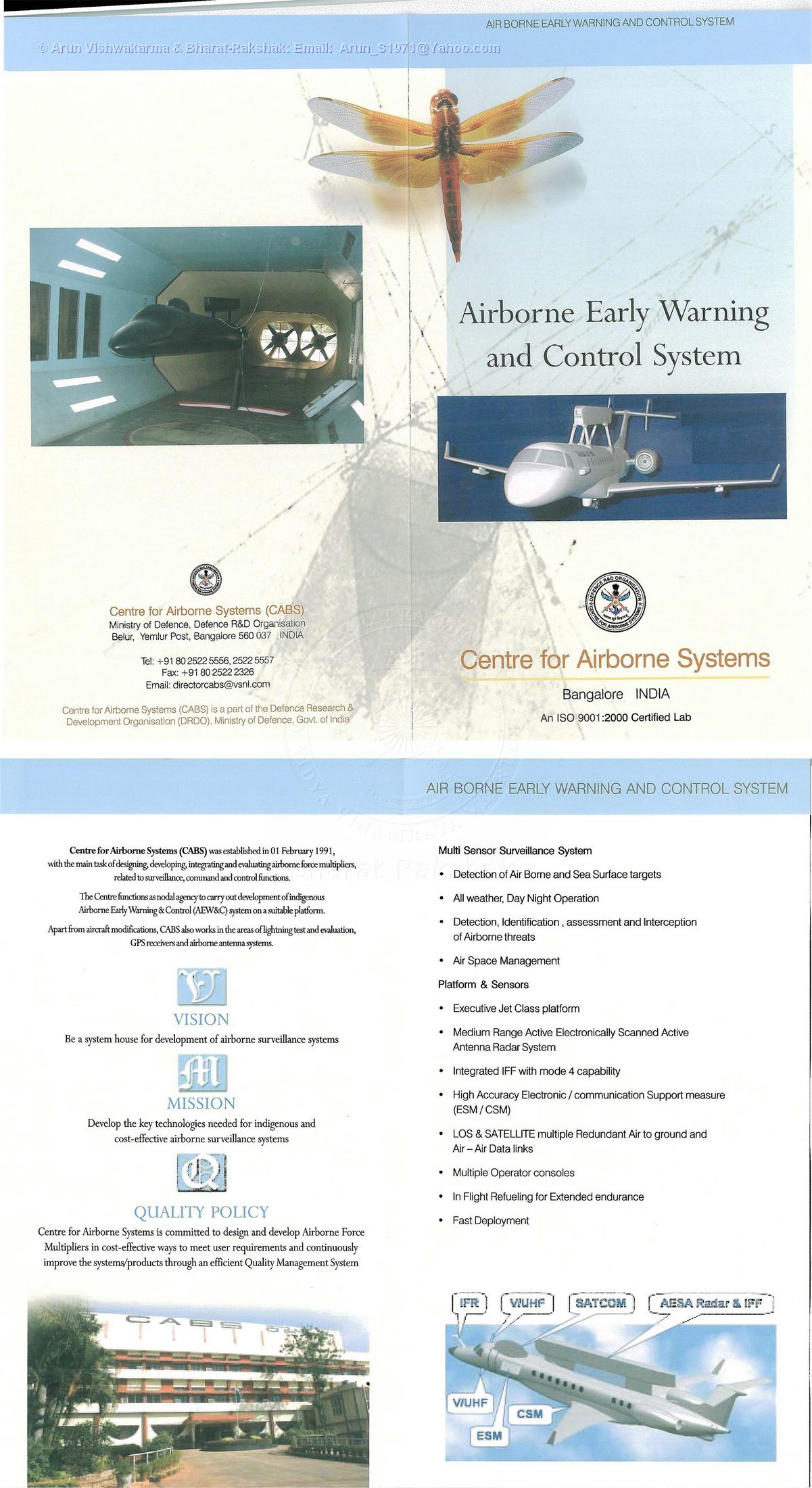 Centre for Airborne Systems - AWACS