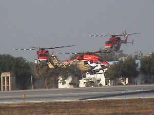 Sarang - one of the 4 helicopter  acrobatic teams in the world