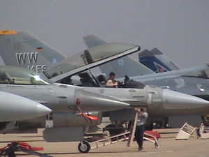 F-18 pilot ready for take offf