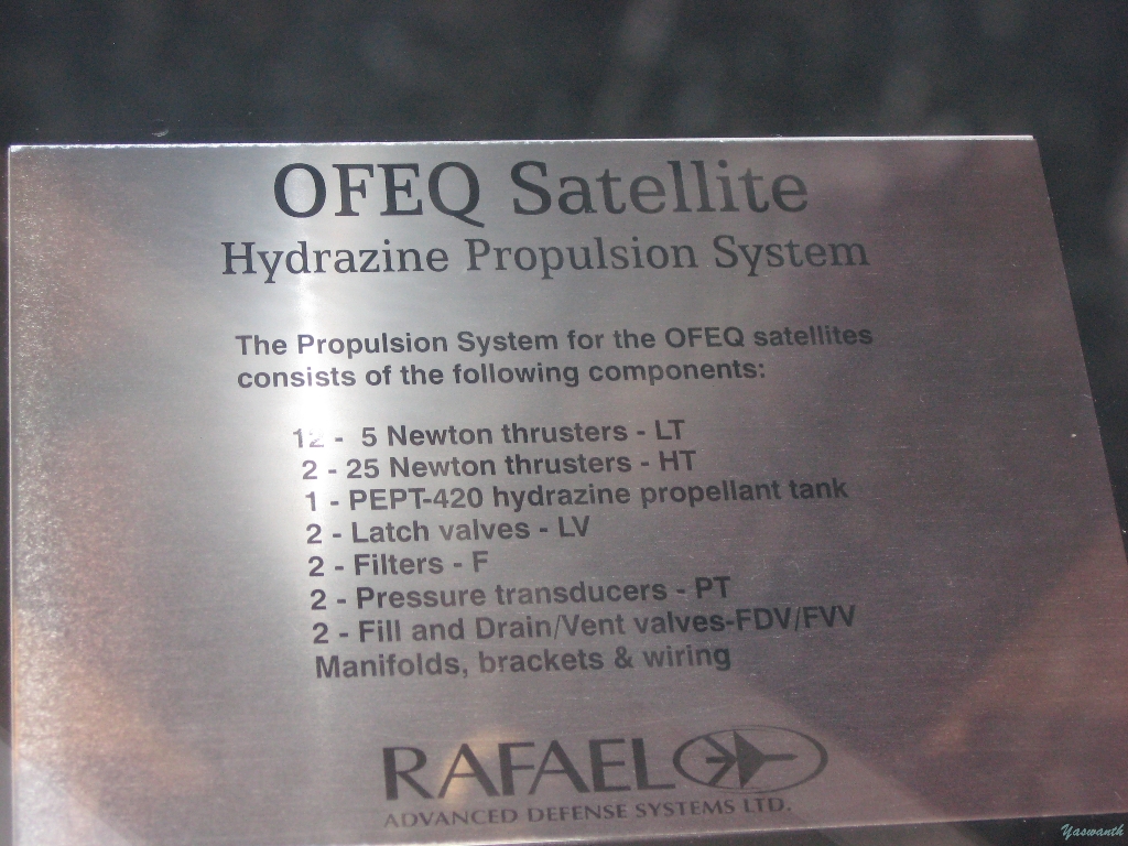 OFEQ satellite propulsion system