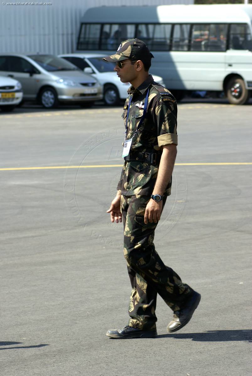 IAF Pilot deputed for Security duties