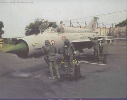 A MiG-21 Bis gets the treatment
