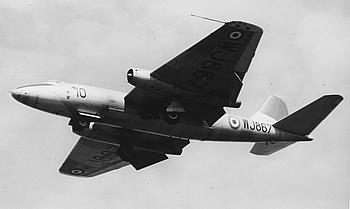 Canberra T.4 flown by Gp Capt Bhargava (Steve Bond)