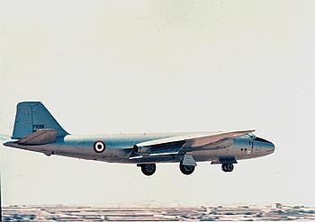 Canberra PR.67 taking off from Malta ( Charles Stafrace)